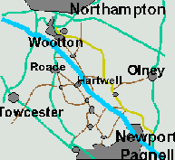 Map of Hartwell area